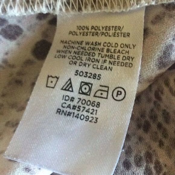 Loft Semi Sheer Snakeskin Button Up Blouse Med NWOT - Picture 9 of 10